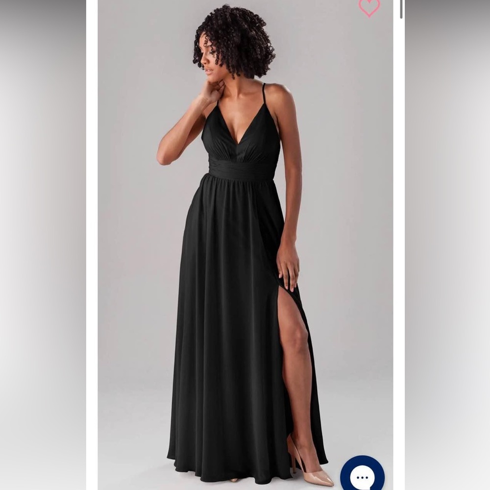 Kennedy Blue Black bridesmaid Or prom dress